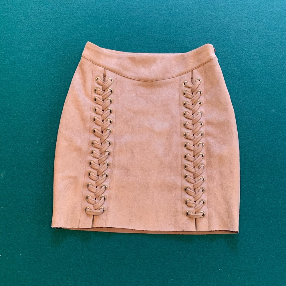 Amisu - Faux suede mini skirt